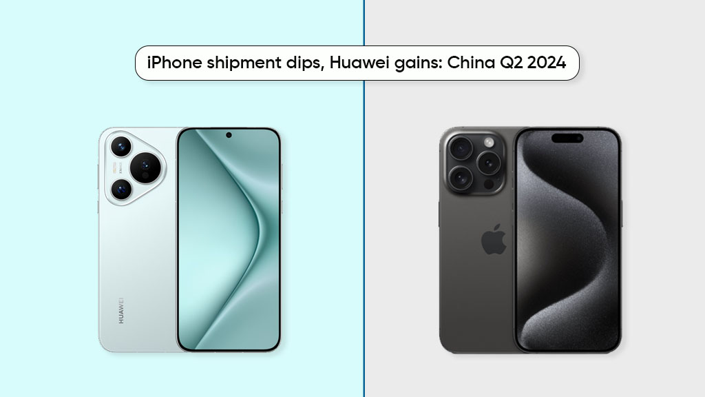 iPhone shipment China Huawei Q2