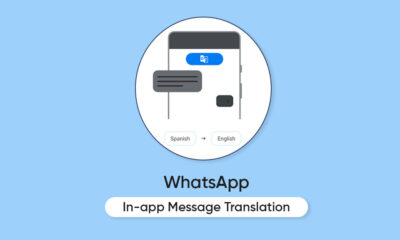 WhatsApp in-app message translation