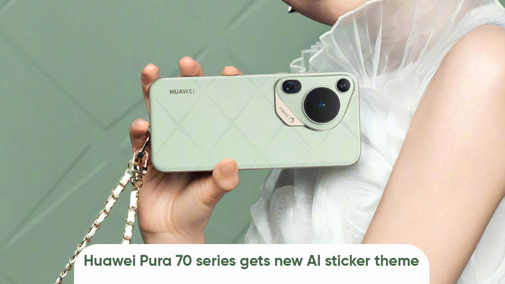 Huawei Pura 70 AI sticker theme