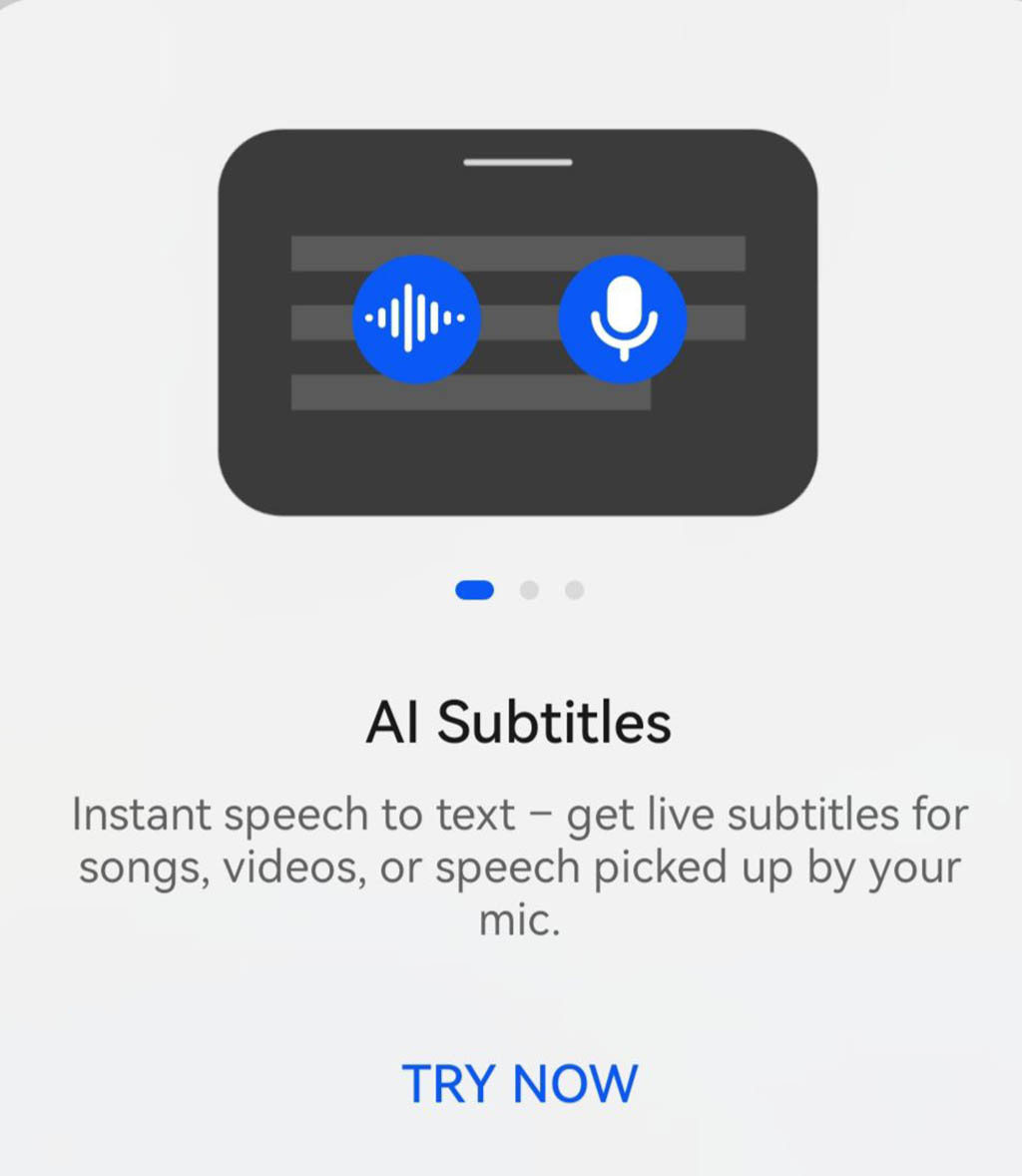 HarmonyOS 4.2 AI Subtitles