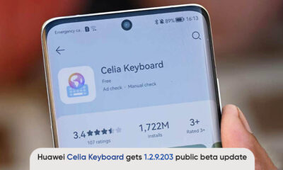 Huawei Celia Keyboard voice editing update