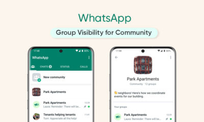 WhatsApp Community group visibility