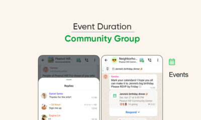 WhatsApp Community Event Duration