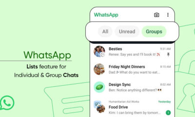 WhatsApp Lists individual group chats