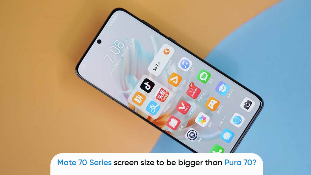 Huawei Mate 70 screen sizes