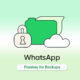 WhatsApp passkey backups