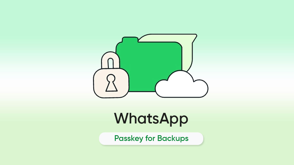 WhatsApp passkey backups