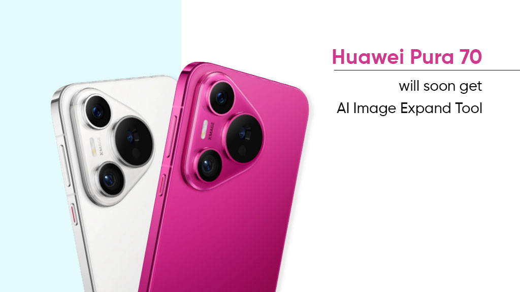 Standard Huawei Pura 70 AI Image feature