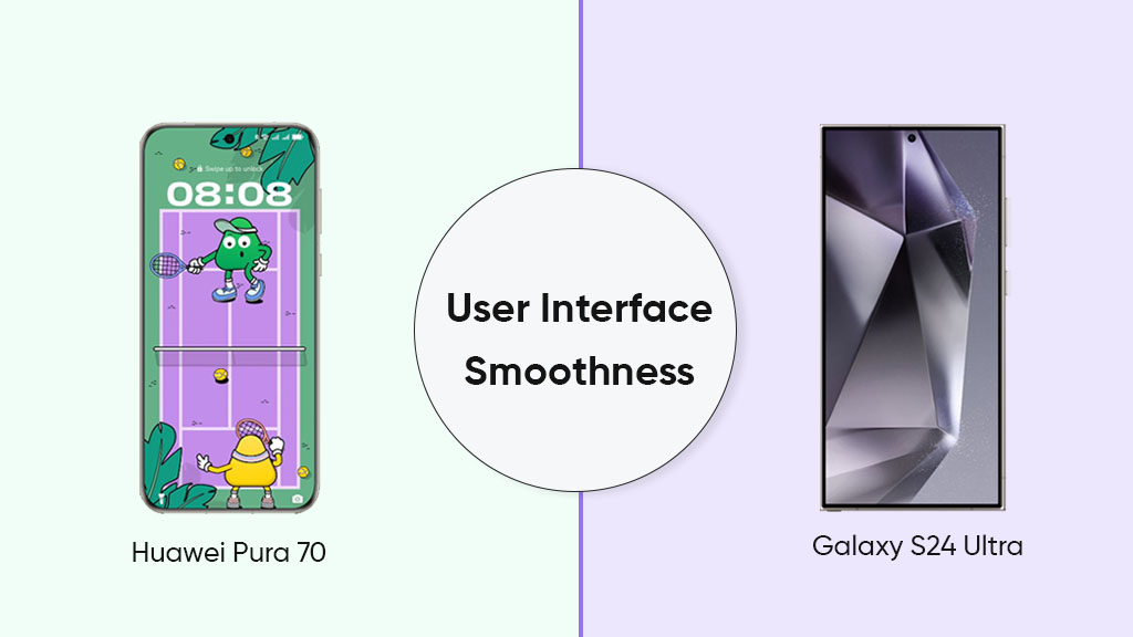 Huawei Samsung UI smoothness