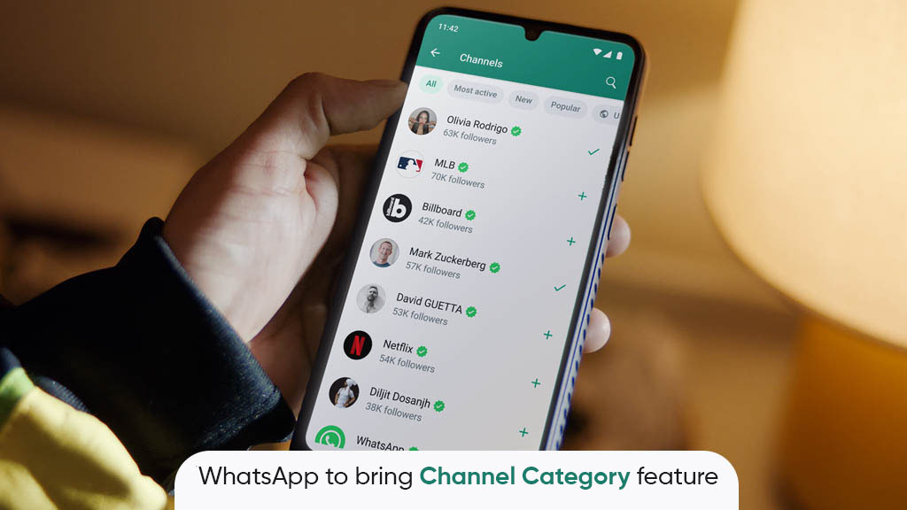 WhatsApp Channel Category feature