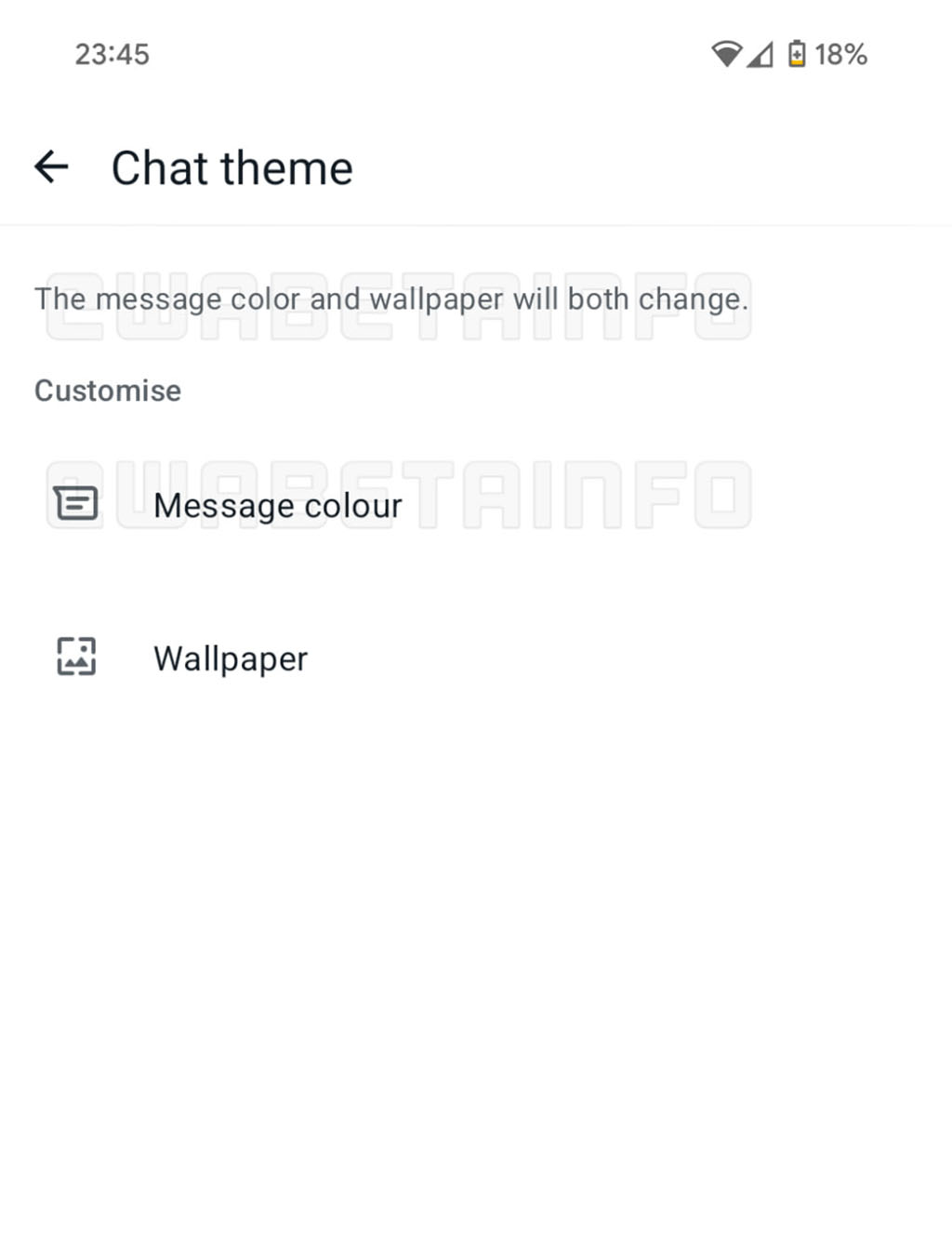 WhatsApp Chat Themes