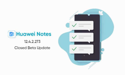 Huawei Notes 12.4.2.273 beta update