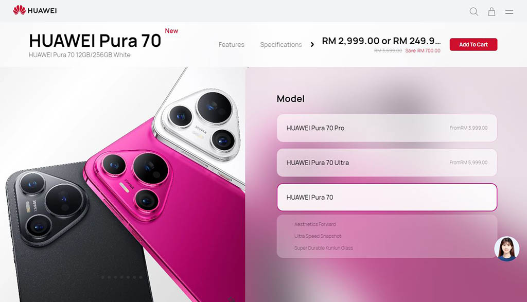 Huawei Pura 70 Malaysia deal