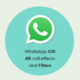 WhatsApp AR call filters iOS