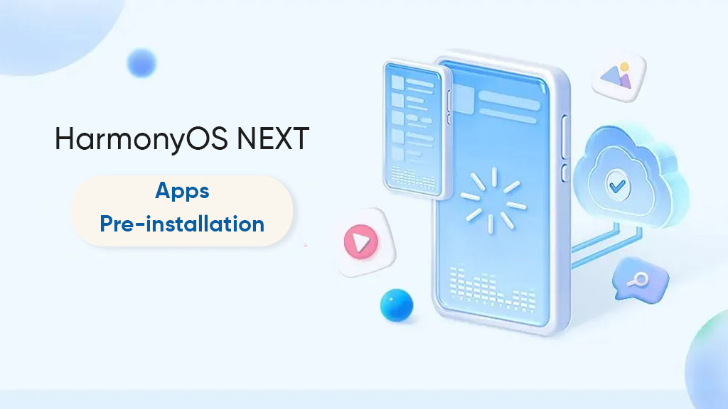 Pré-installation de l'application HarmonyOS NEXT