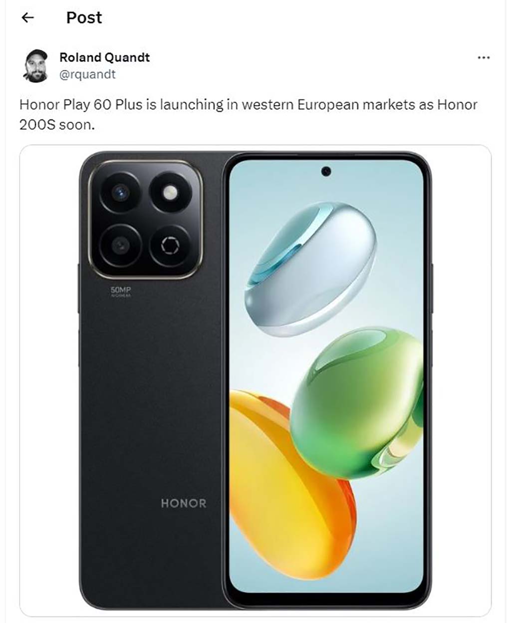 Honor 200 Smart Western Europe