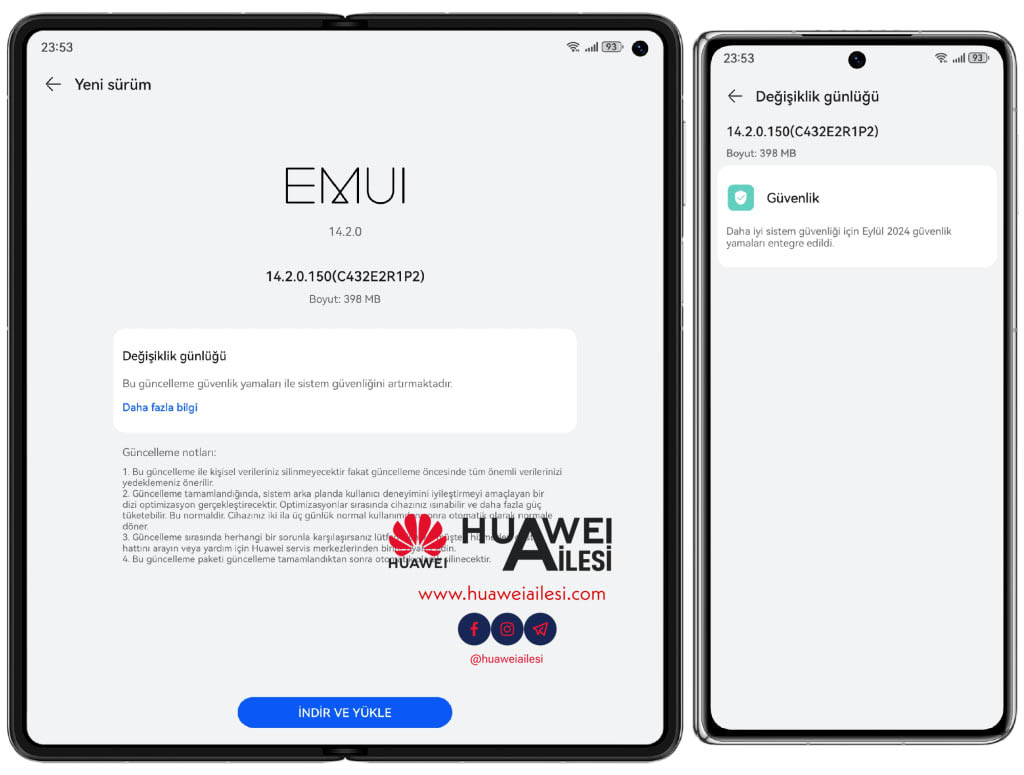 Huawei P60 Nova 11 September 2024 update