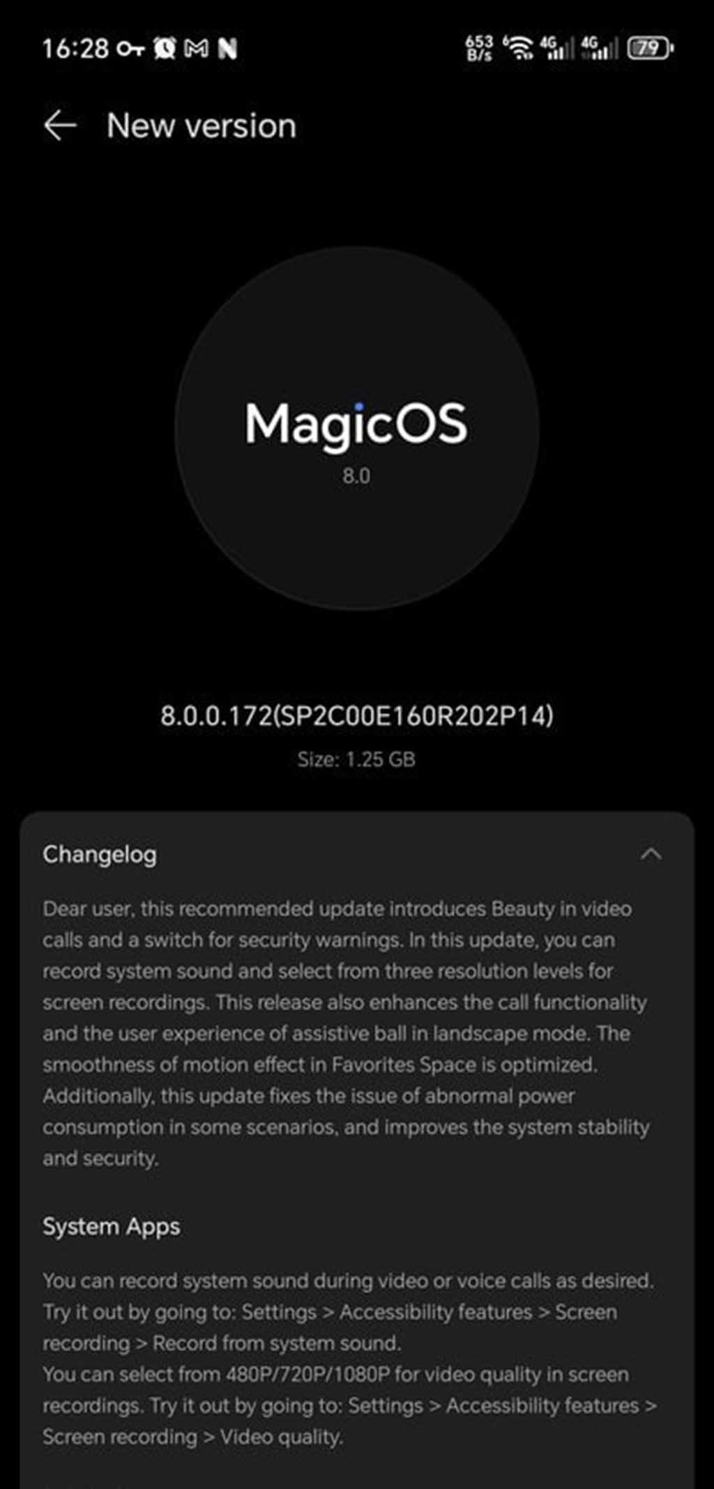 Honor Magic 6 MagicOS feature update