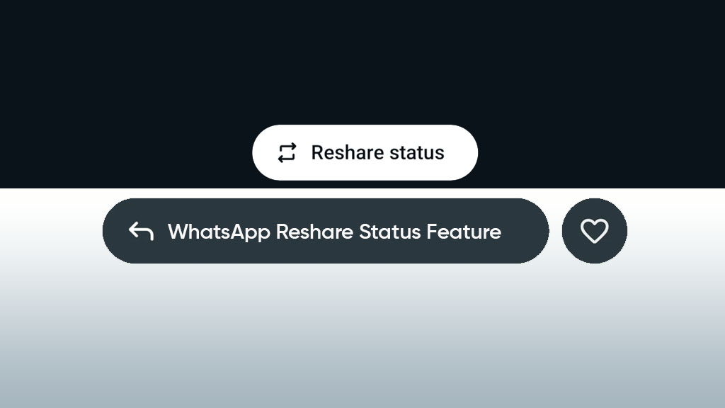 WhatsApp reshare status updates