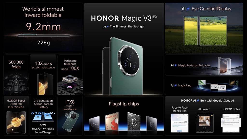 Honor Magic V3 global