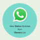 WhatsApp Status viewers list