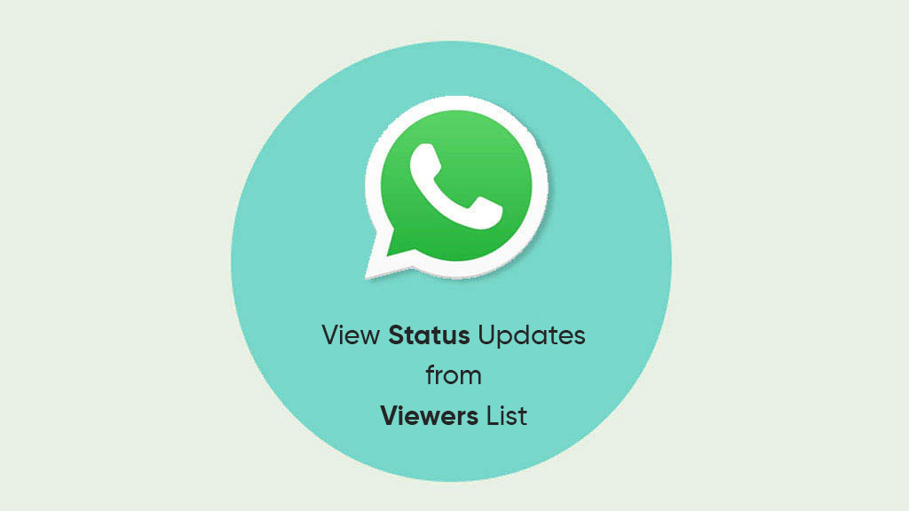 WhatsApp Status viewers list