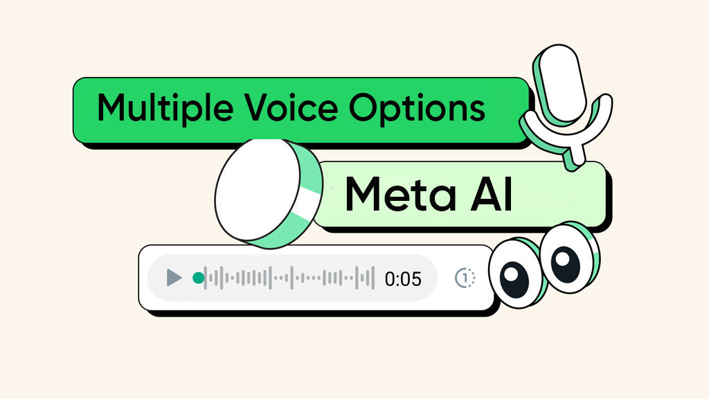 WhatsApp Meta AI voice options