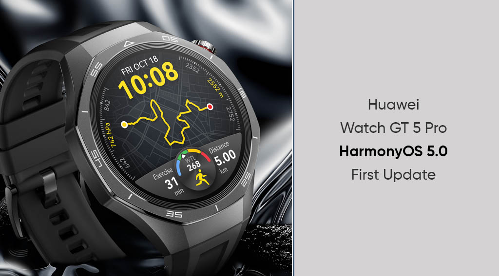 Huawei Watch GT 5 Pro gets first HarmonyOS 5.0 update with new features Huawei Central