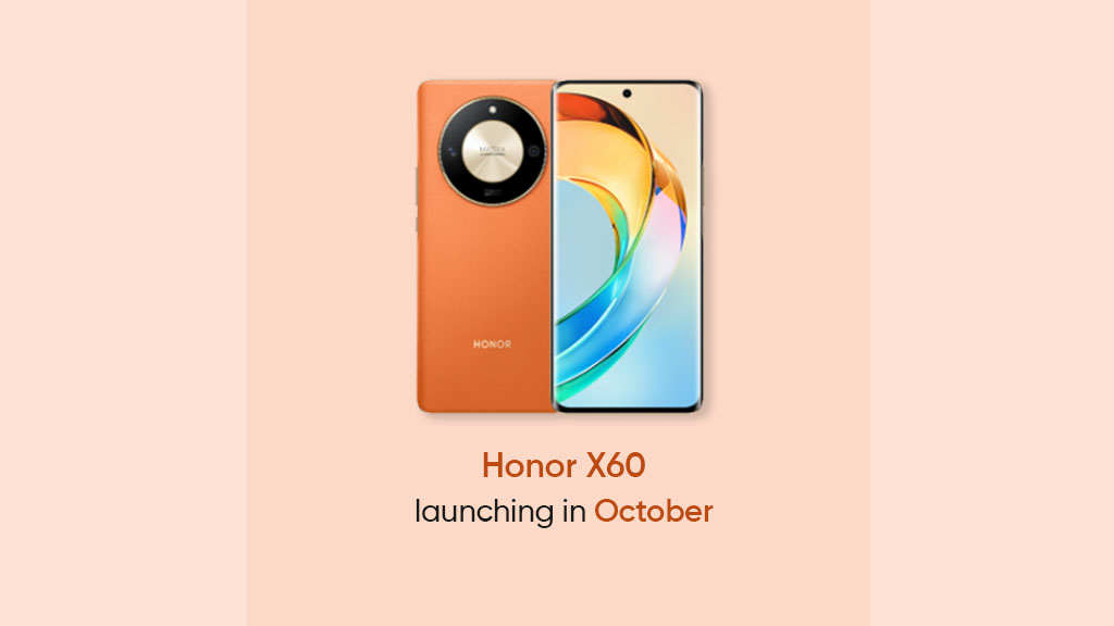 Honor X60 launch October