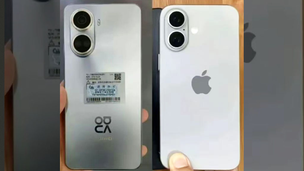 Huawei iPhone 16 design