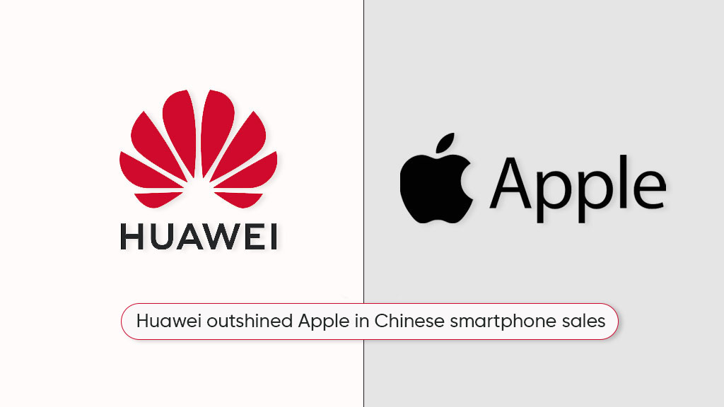 Huawei Apple Chinese smartphone sales