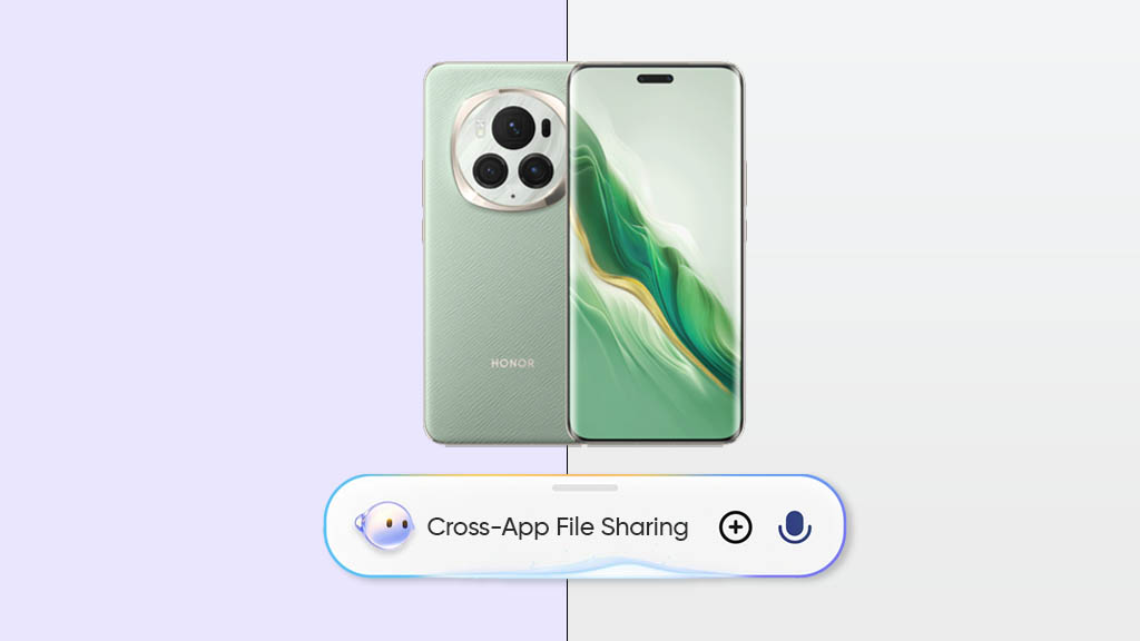 Honor Magic 7 cross-app file sharing