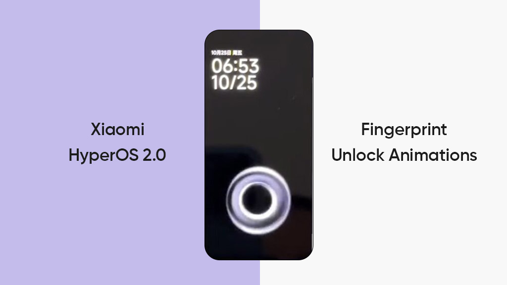 HyperOS 2 fingerprint unlock animations