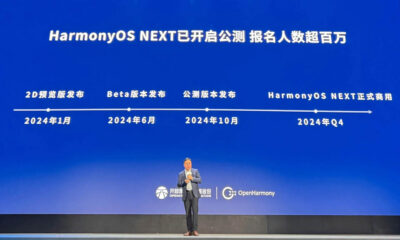 HarmonyOS NEXT beta participants 1 million