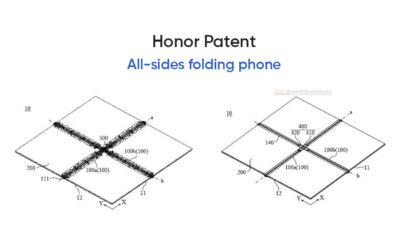 Honor all-side foldable patent