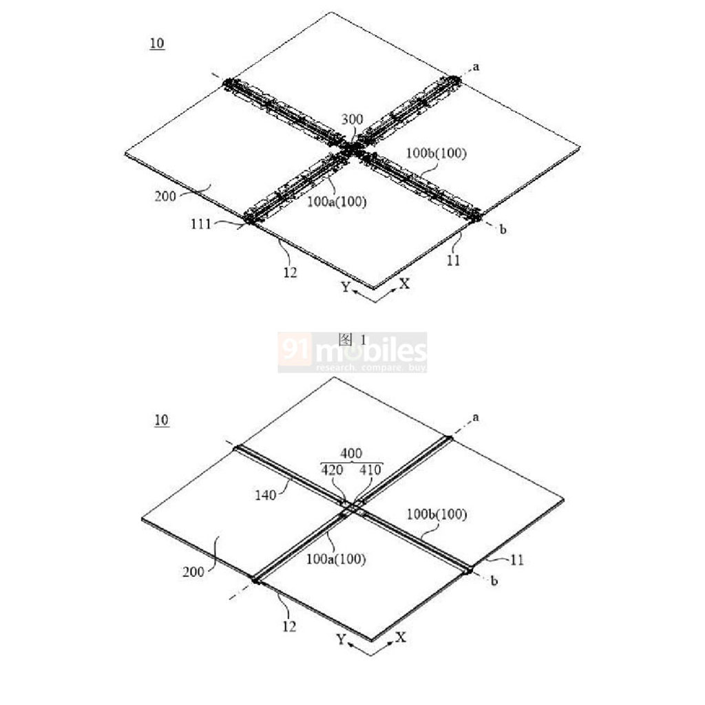 New Honor foldable patent reveals an all-side folding mechanism