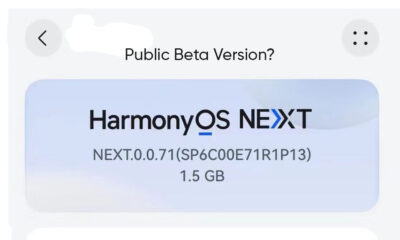 HarmonyOS NEXT.0.0.71 public beta