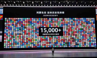 Huawei reveals 15,000 native HarmonyOS apps