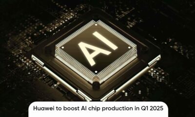 Huawei AI chip production Q1 2025