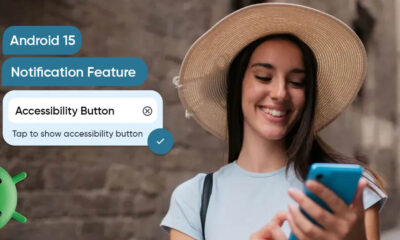 Android 15 accessibility menu notification