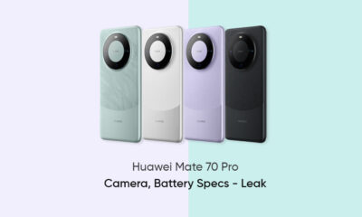 Huawei Mate 70 Pro periscope battery