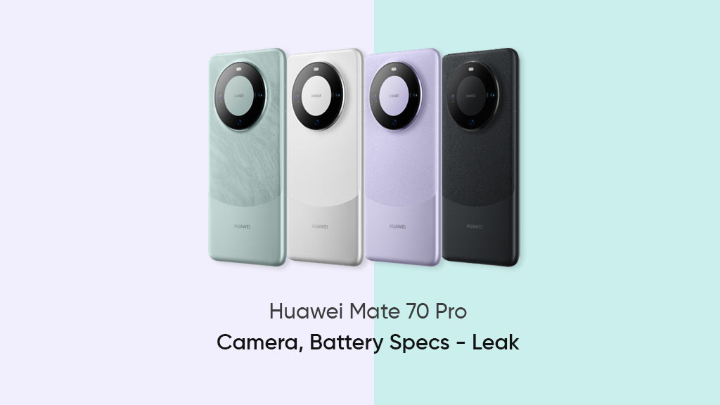 Huawei Mate 70 Pro periscope battery