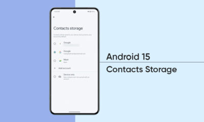 Android 15 Contacts Storage