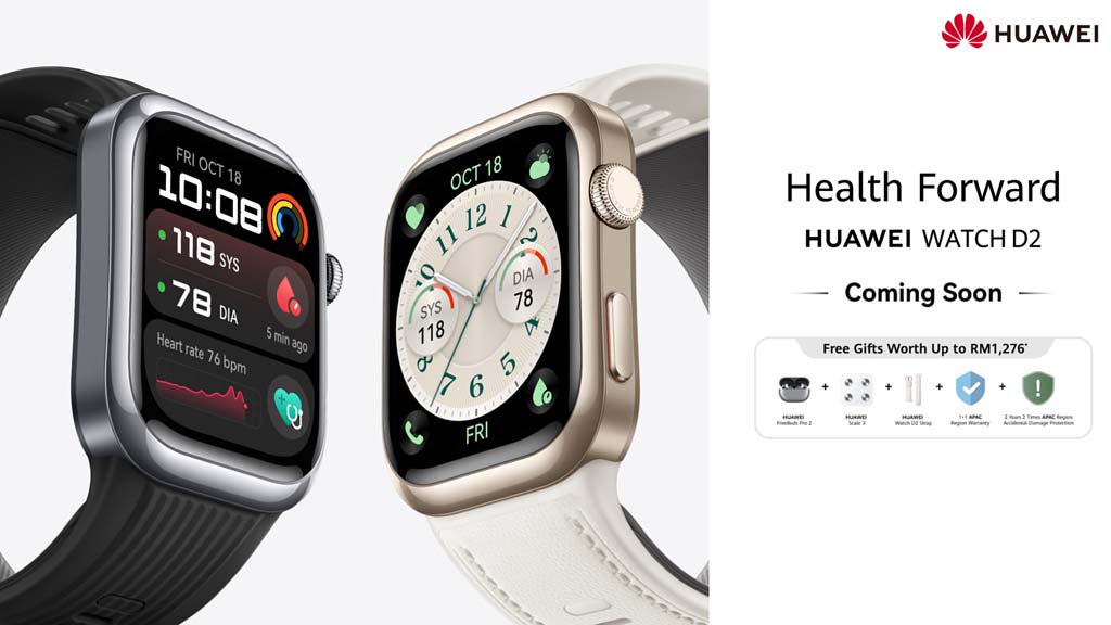 Huawei Watch D2 Malaysia