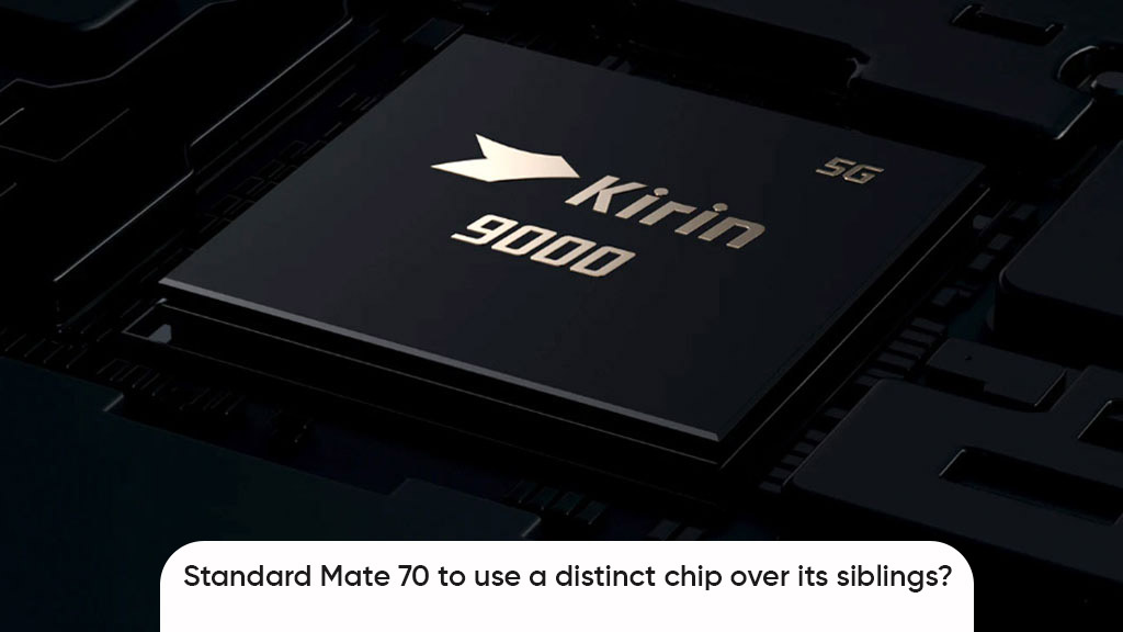 Standard Huawei Mate 70 chip