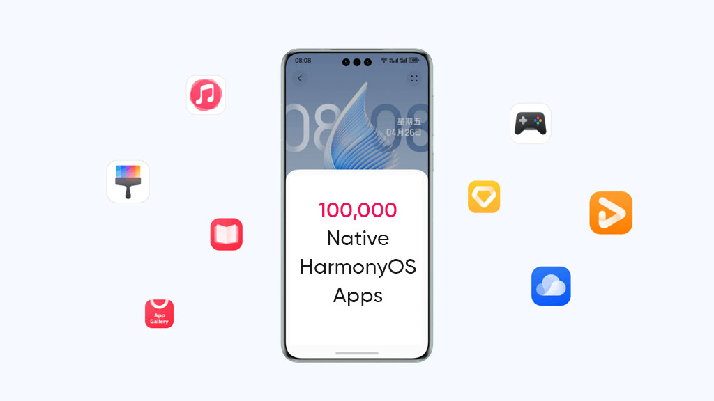 Huawei 100000 native HarmonyOS apps