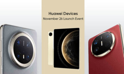 Huawei smartphones devices tomorrow