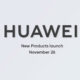 Huawei Devices launch November 26