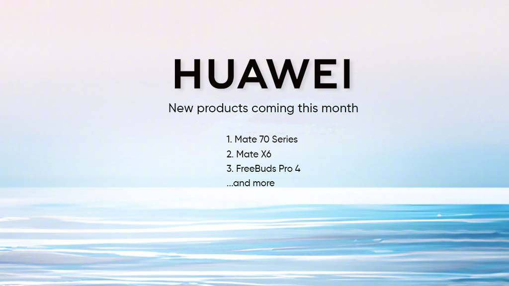 Huawei 8 products this month