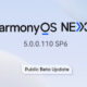 HarmonyOS NEXT 5.0.0.110 public beta